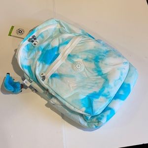 Brand new Kipling backpack tie dye blue